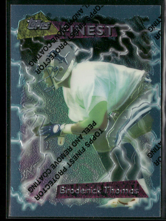 Broderick Thomas 1995 Finest #113 Detroit Lions