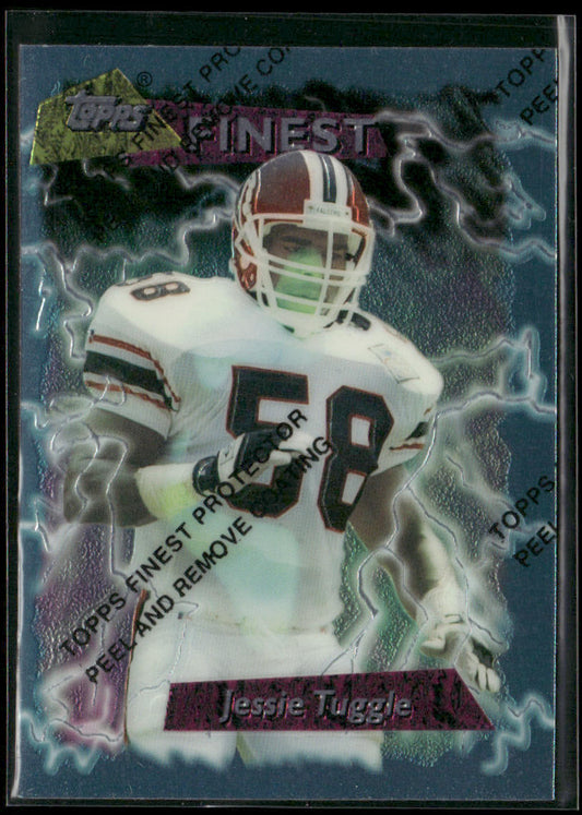 Jessie Tuggle 1995 Finest #115 Atlanta Falcons