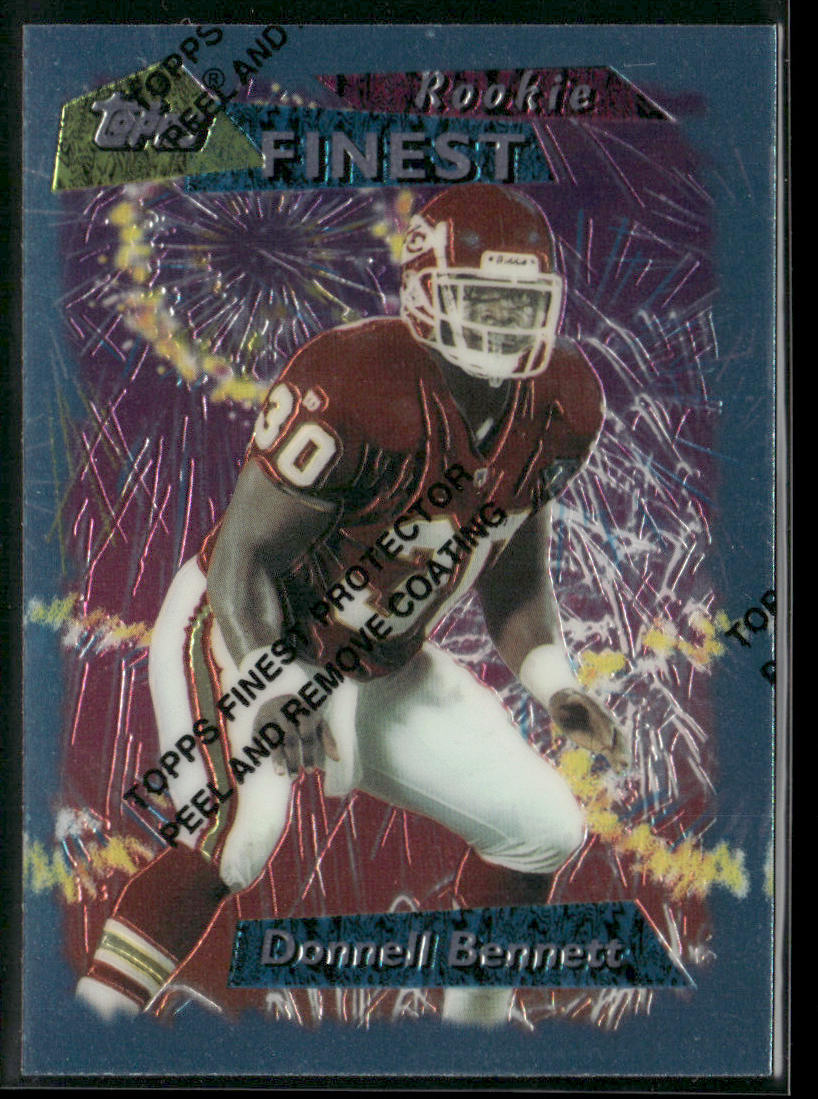 Donnell Bennett 1995 Finest #118 Kansas City Chiefs