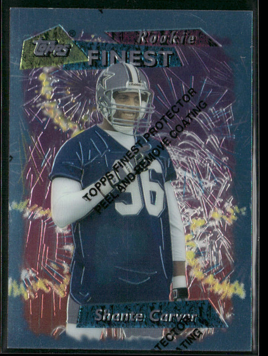 Shante Carver 1995 Finest #119 Dallas Cowboys