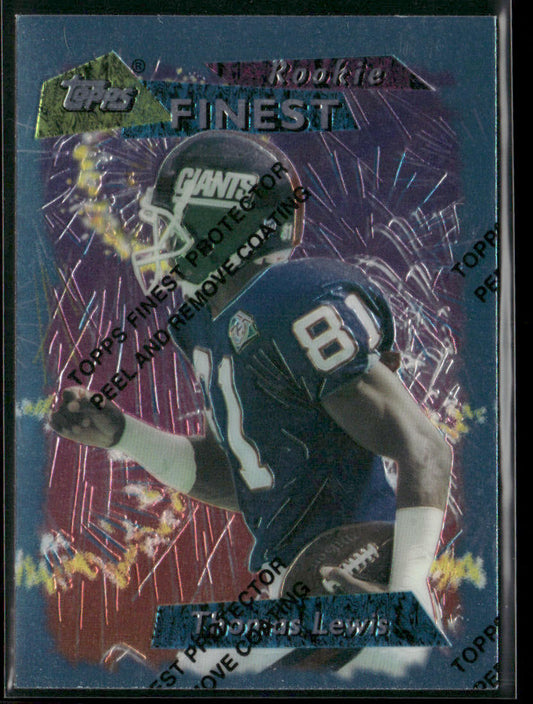 Thomas Lewis 1995 Finest #122 New York Giants
