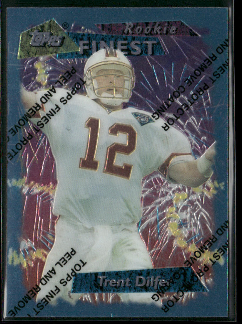 Trent Dilfer 1995 Finest #124 Tampa Bay Buccaneers