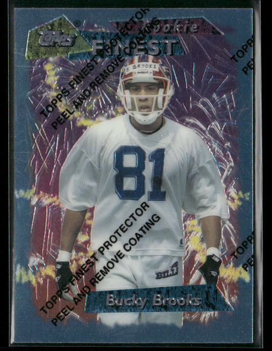 Bucky Brooks 1995 Finest #128 Buffalo Bills