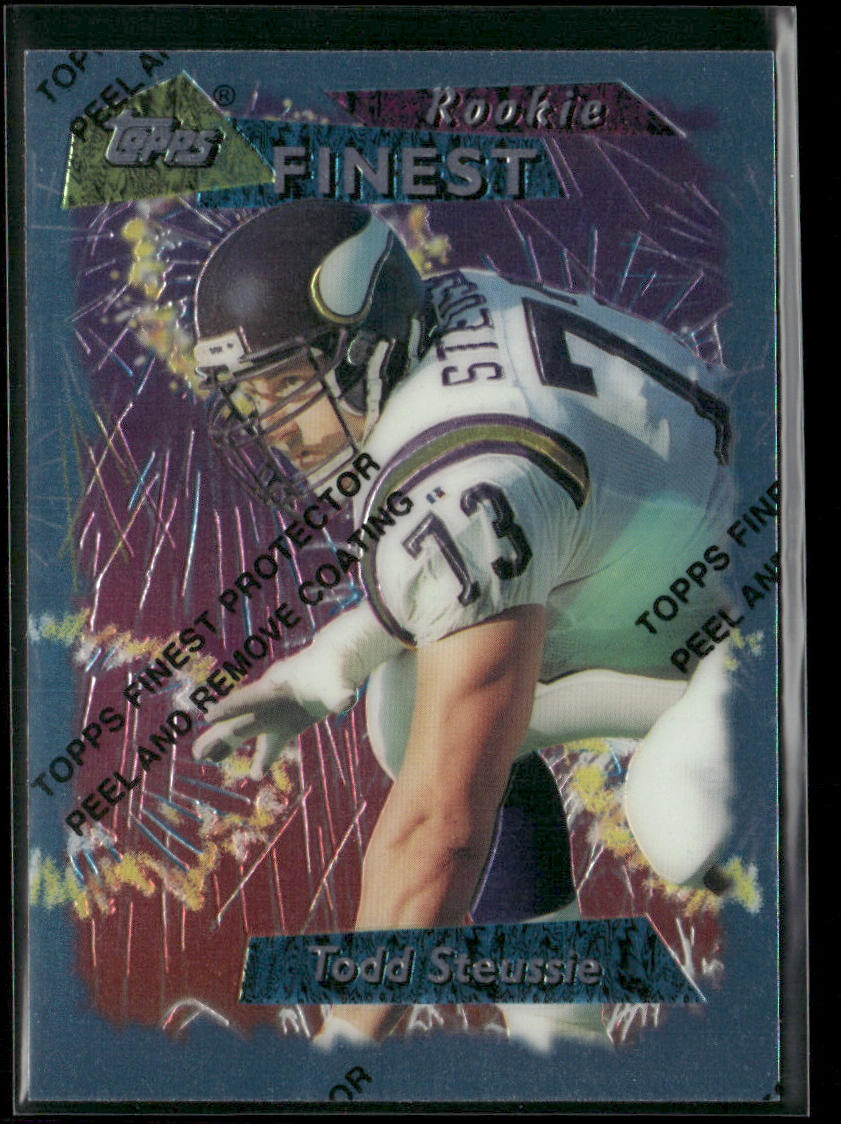 Todd Steussie 1995 Finest #129 Minnesota Vikings