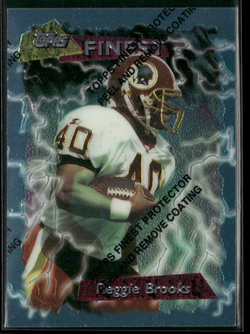 Reggie Brooks 1995 Finest #131 Washington Redskins