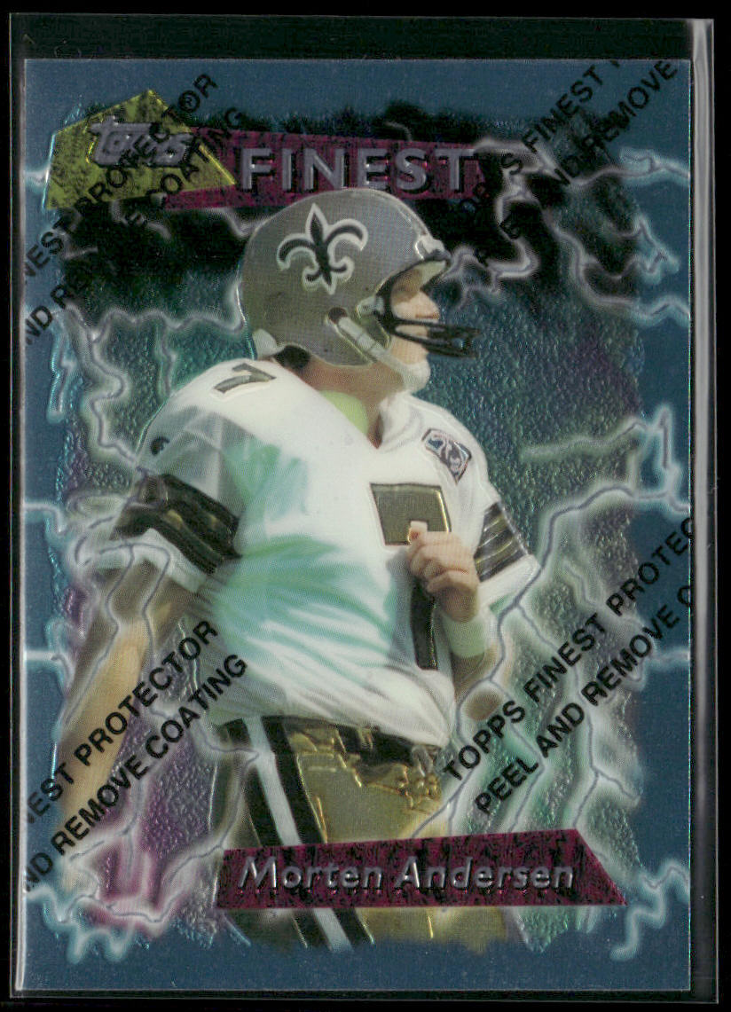 Morten Andersen 1995 Finest #132 New Orleans Saints