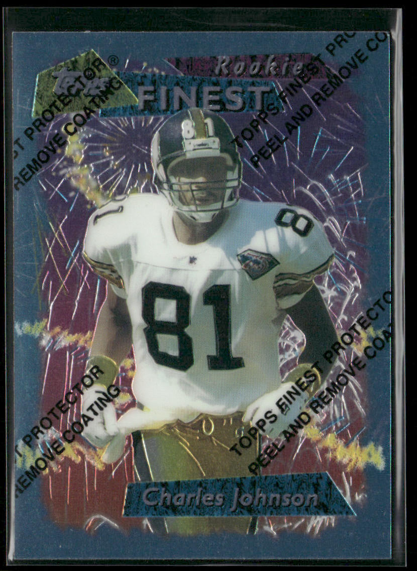 Charles Johnson 1995 Finest #136 Pittsburgh Steelers