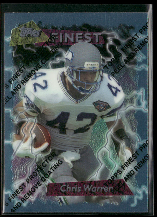 Chris Warren 1995 Finest #140 Seattle Seahawks