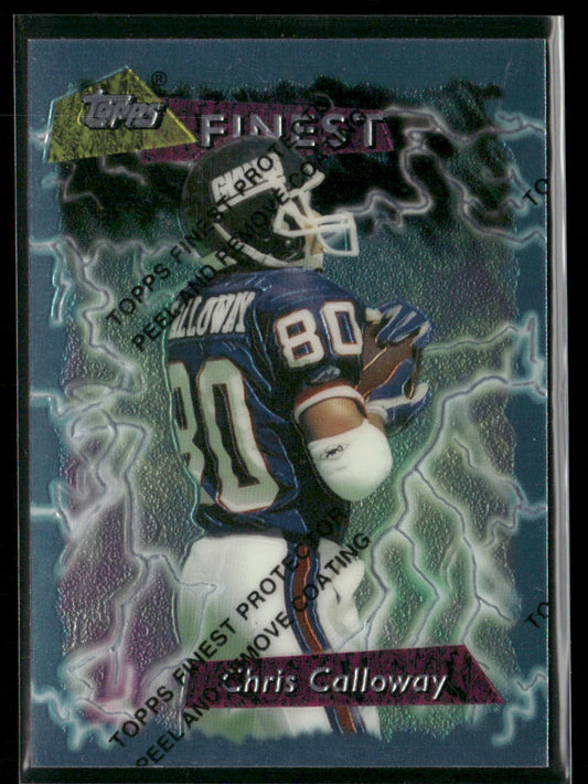 Chris Calloway 1995 Finest #146 New York Giants