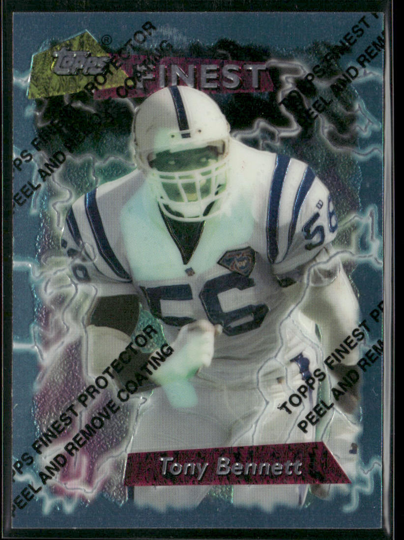Tony Bennett 1995 Finest #148 Indianapolis Colts