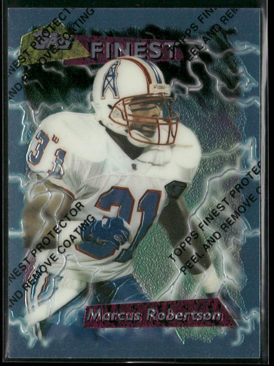 Marcus Robertson 1995 Finest #153 Houston Oilers