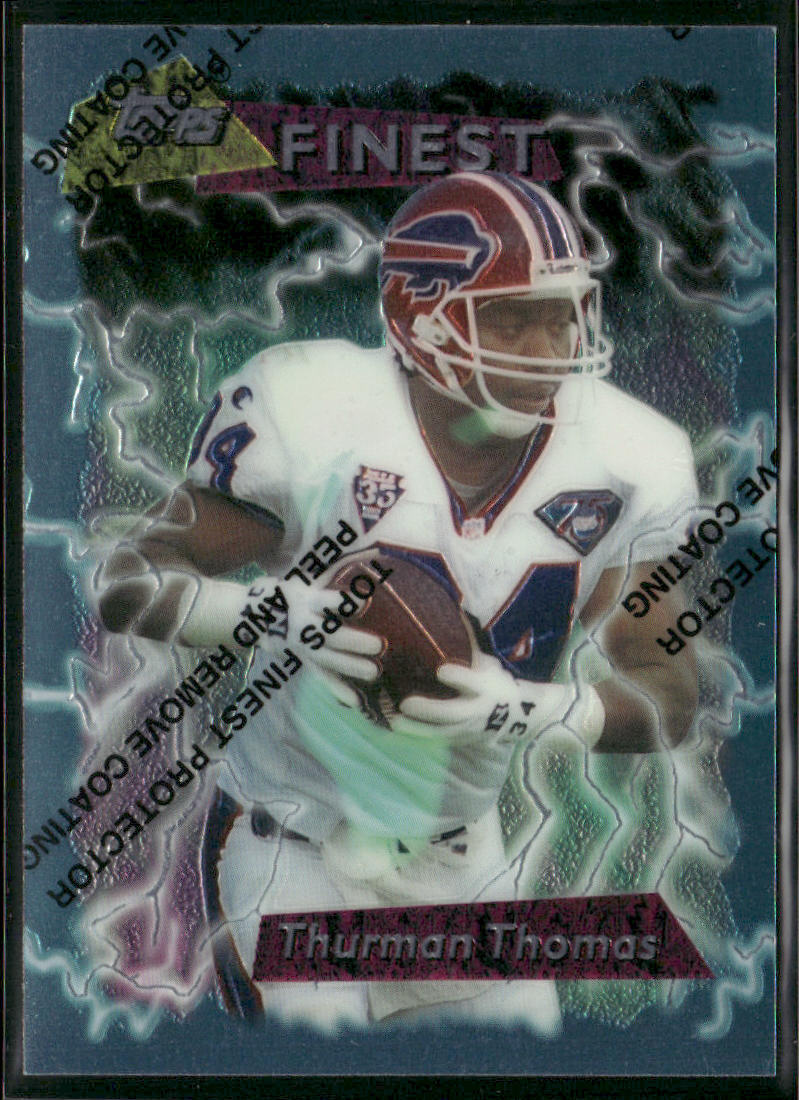 Thurman Thomas 1995 Finest #155 Buffalo Bills