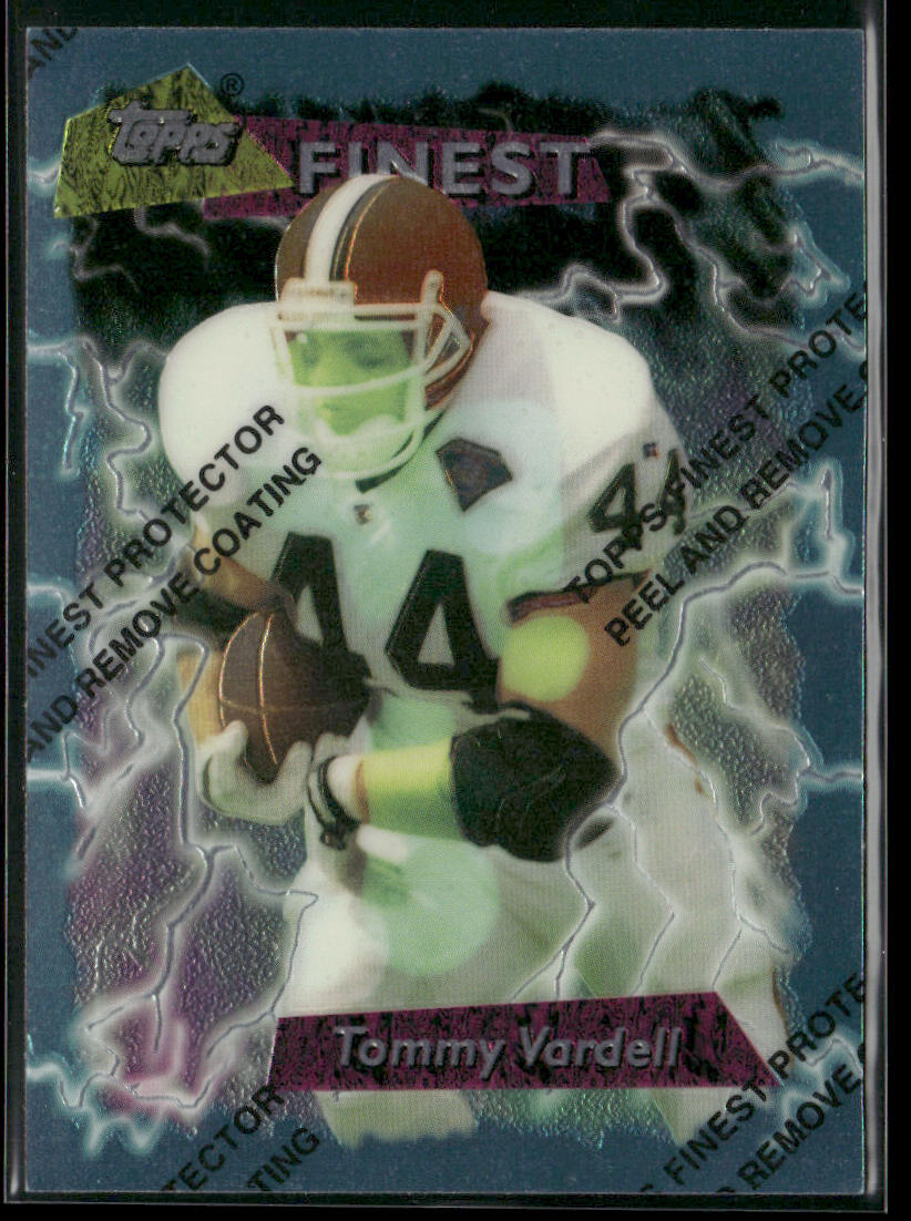 Tommy Vardell 1995 Finest #156 Cleveland Browns