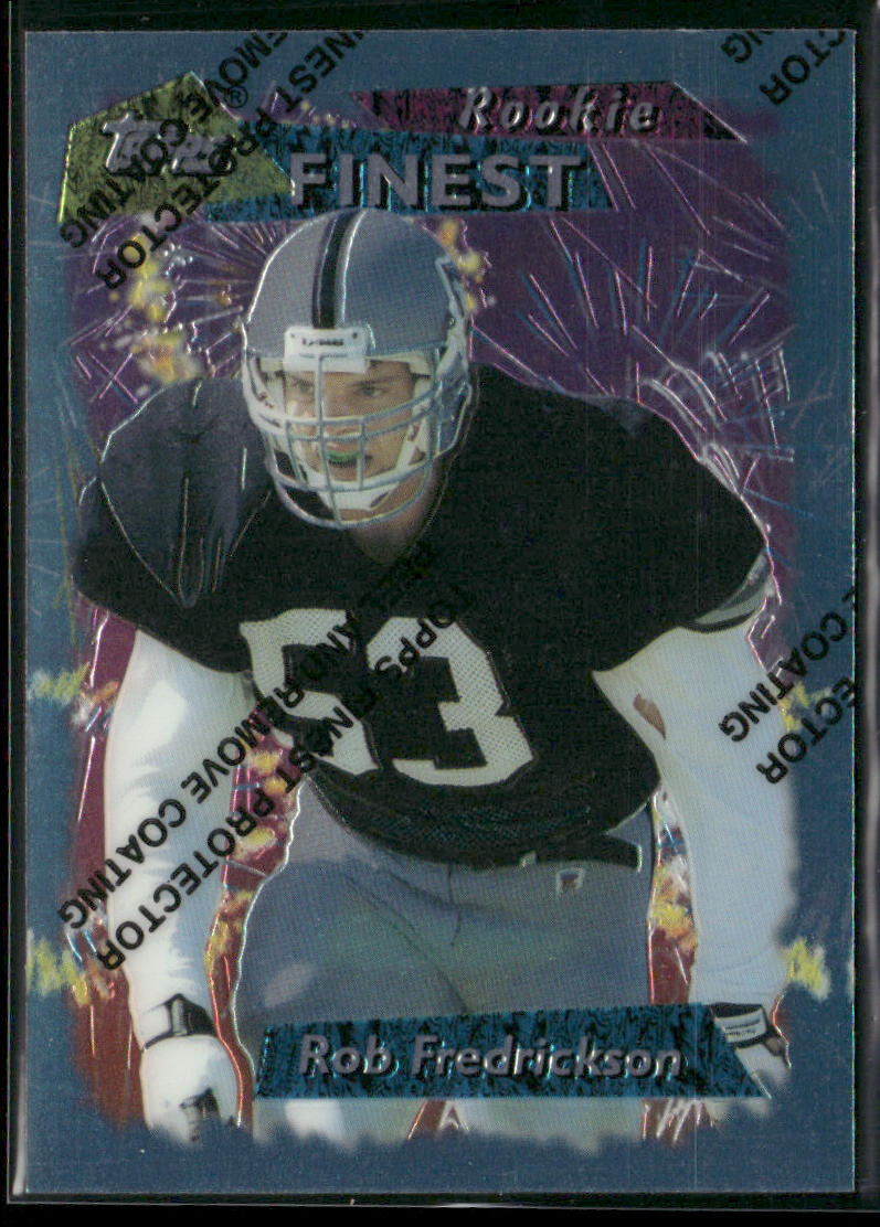 Rob Fredrickson 1995 Finest #158 Los Angeles Raiders