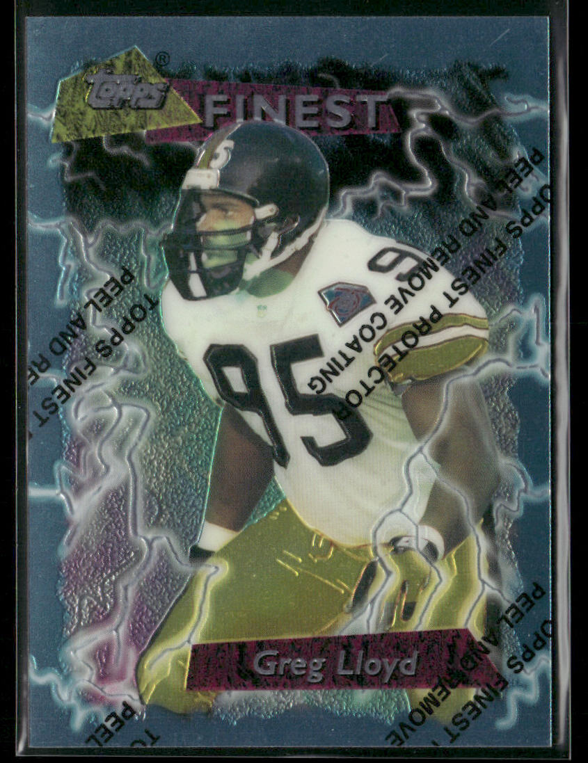 Greg Lloyd 1995 Finest #160 Pittsburgh Steelers