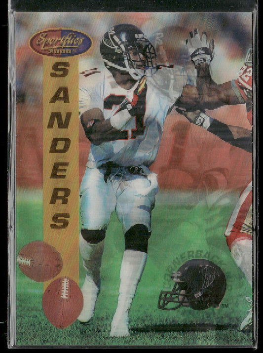 Deion Sanders 1994 Sportflics #1 Atlanta Falcons