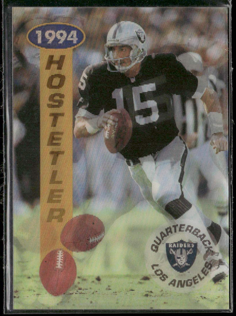 Jeff Hostetler 1994 Sportflics #7 Los Angeles Raiders
