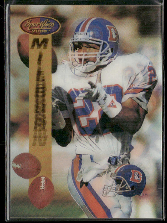 Glyn Milburn 1994 Sportflics #14 Denver Broncos