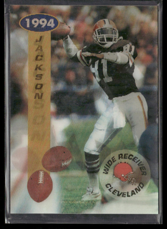 Michael Jackson 1994 Sportflics #18 Cleveland Browns