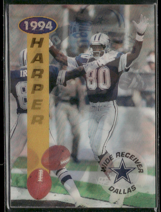 Alvin Harper 1994 Sportflics #19 Dallas Cowboys