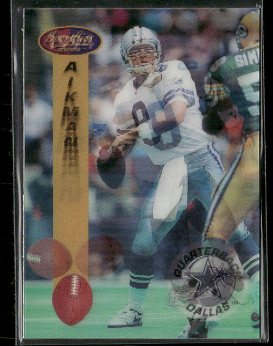 Troy Aikman 1994 Sportflics #31 Dallas Cowboys