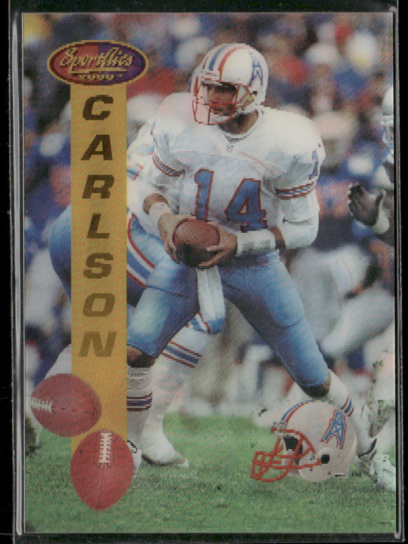 Cody Carlson 1994 Sportflics #32 Houston Oilers