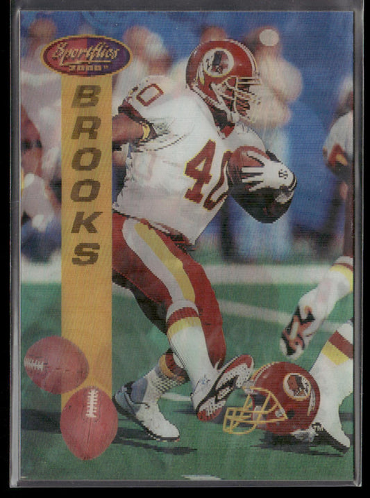 Reggie Brooks 1994 Sportflics #50 Washington Redskins