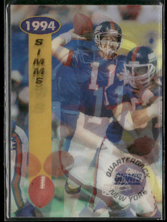 Phil Simms 1994 Sportflics #64 New York Giants
