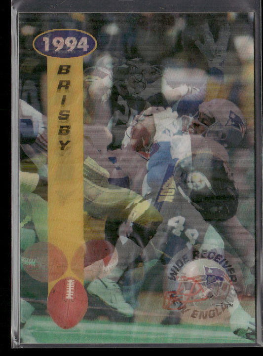 Vincent Brisby 1994 Sportflics #65 New England Patriots