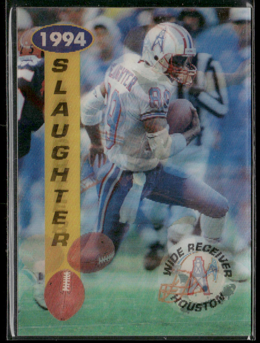 Webster Slaughter 1994 Sportflics #74 Houston Oilers