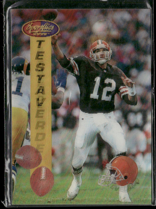 Vinny Testaverde 1994 Sportflics #81 Cleveland Browns