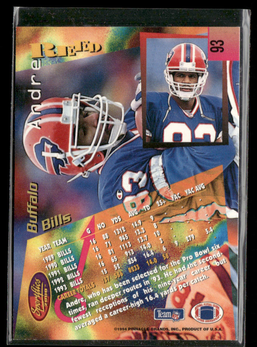 Andre Reed 1994 Sportflics #93 Buffalo Bills
