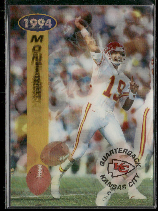 Joe Montana 1994 Sportflics #123 Kansas City Chiefs