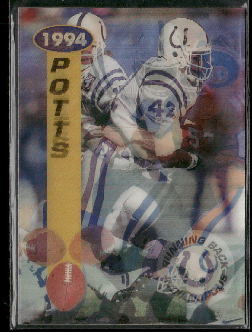 Roosevelt Potts 1994 Sportflics #124 Indianapolis Colts