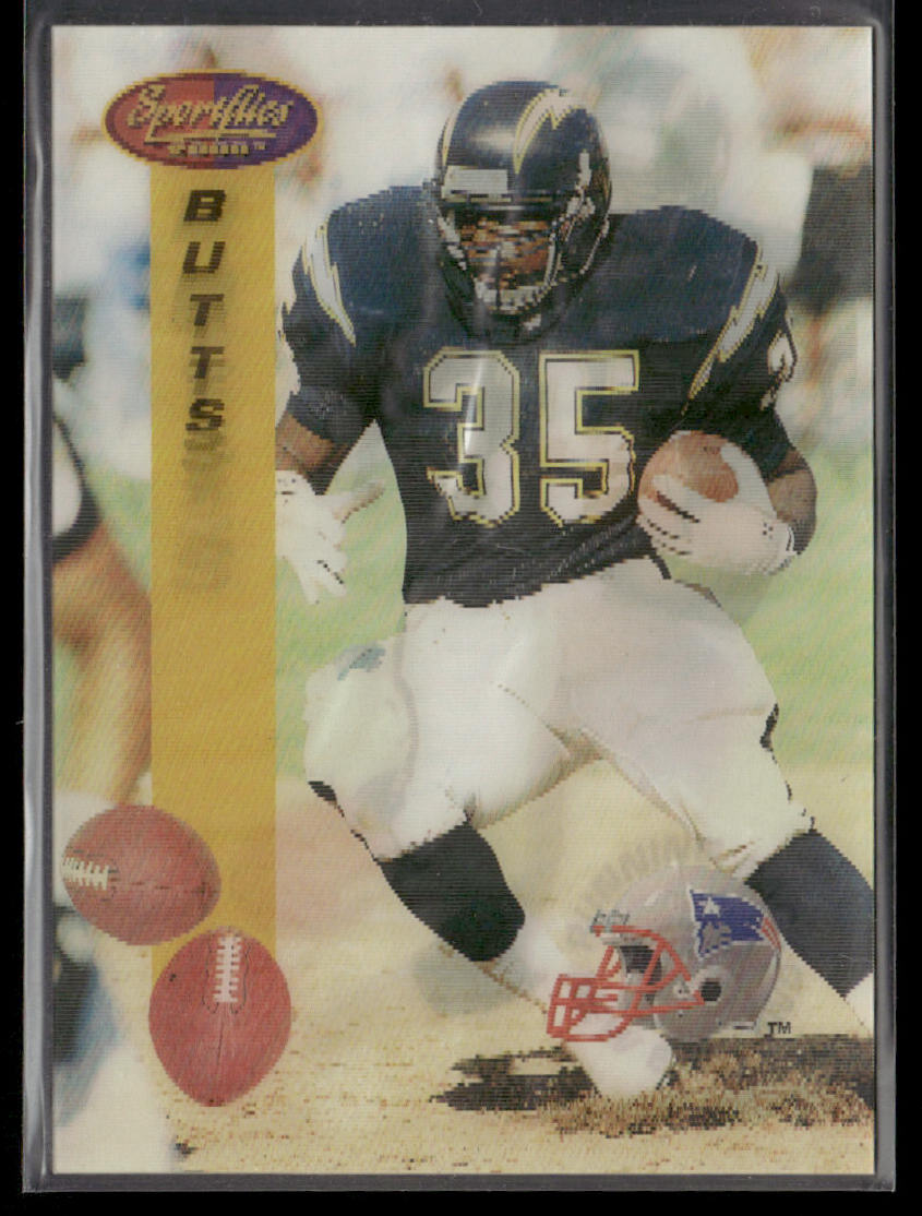 Marion Butts 1994 Sportflics #127 New England Patriots