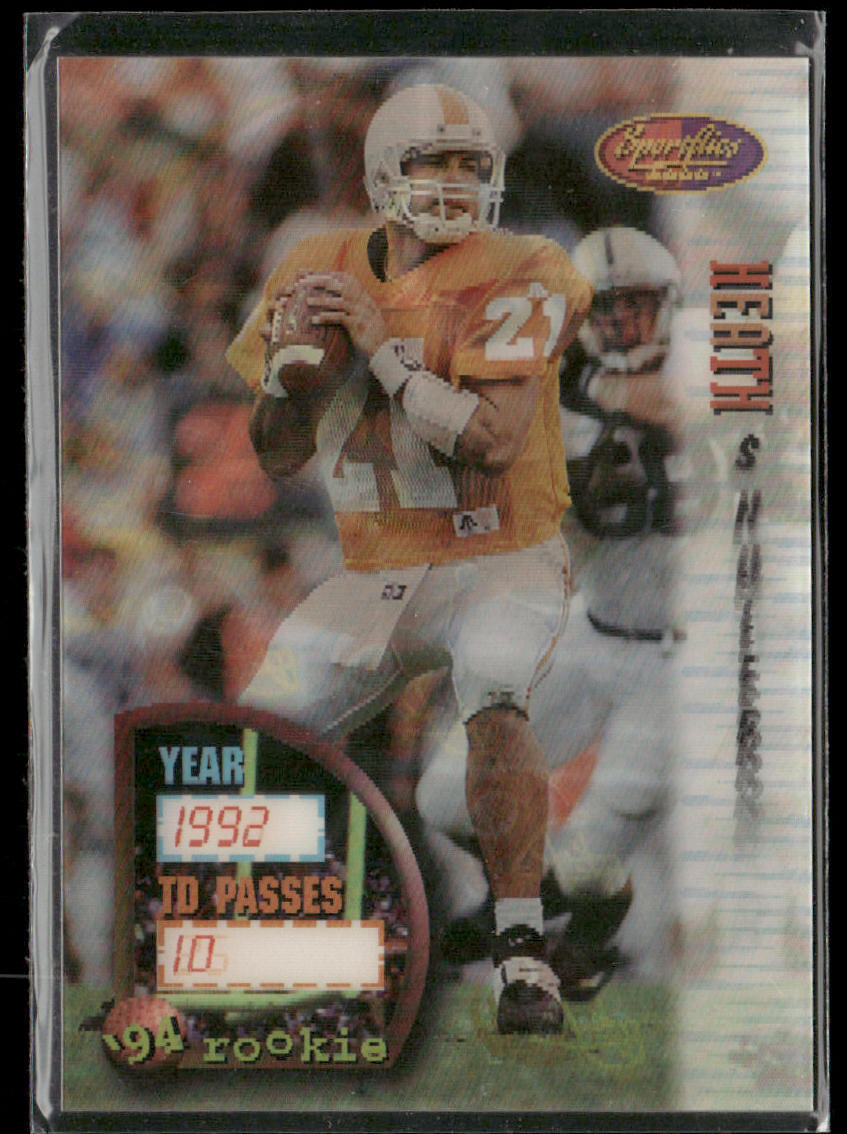 Heath Shuler 1994 Sportflics #154 RC Washington Redskins