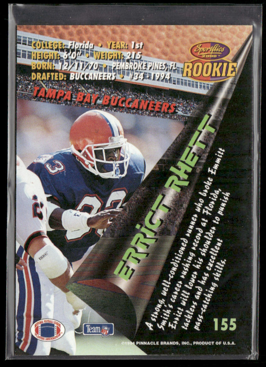 Trent Dilfer 1994 Sportflics #175 RC Tampa Bay Buccaneers