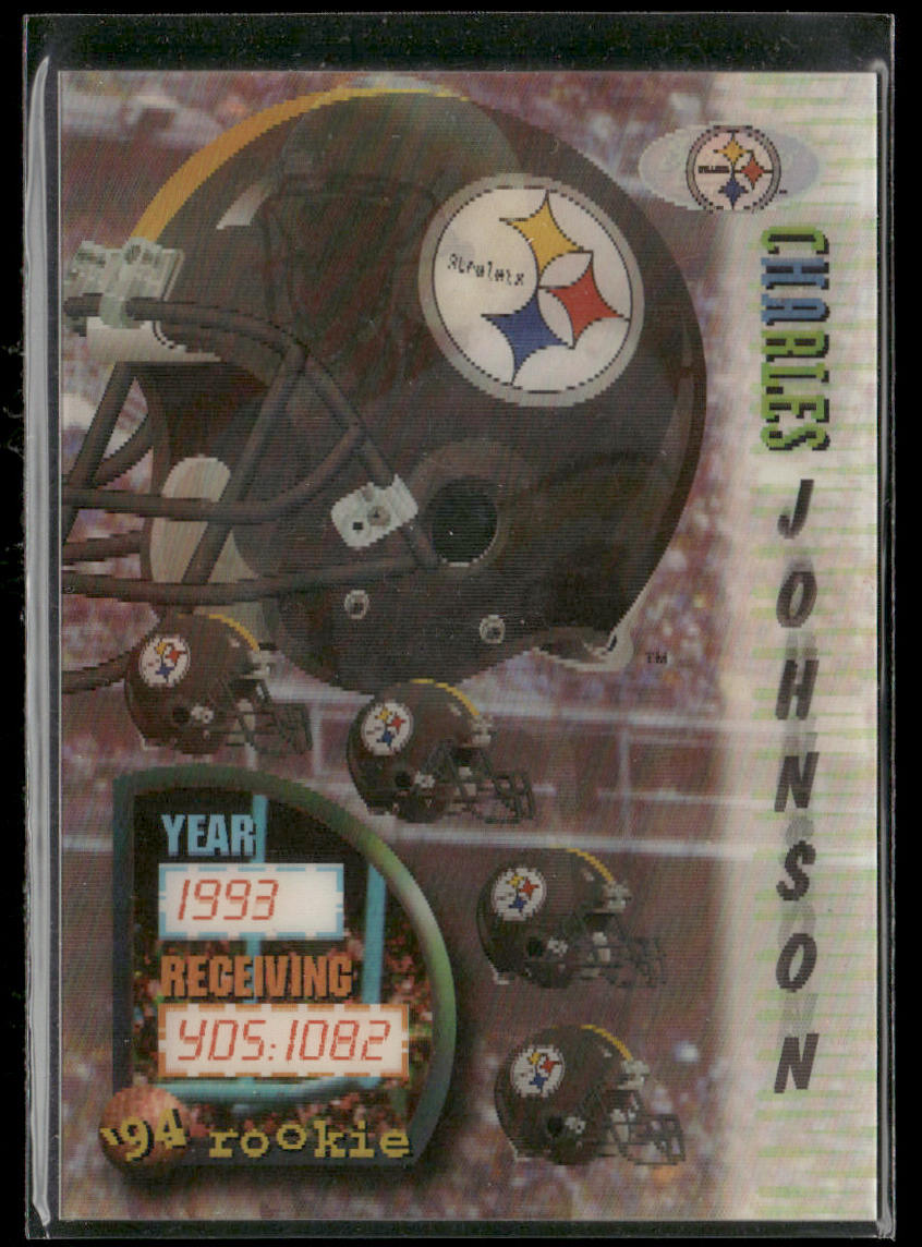 Charles Johnson 1994 Sportflics #157 RC Pittsburgh Steelers