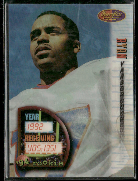 Ryan Yarborough 1994 Sportflics #158 RC New York Jets