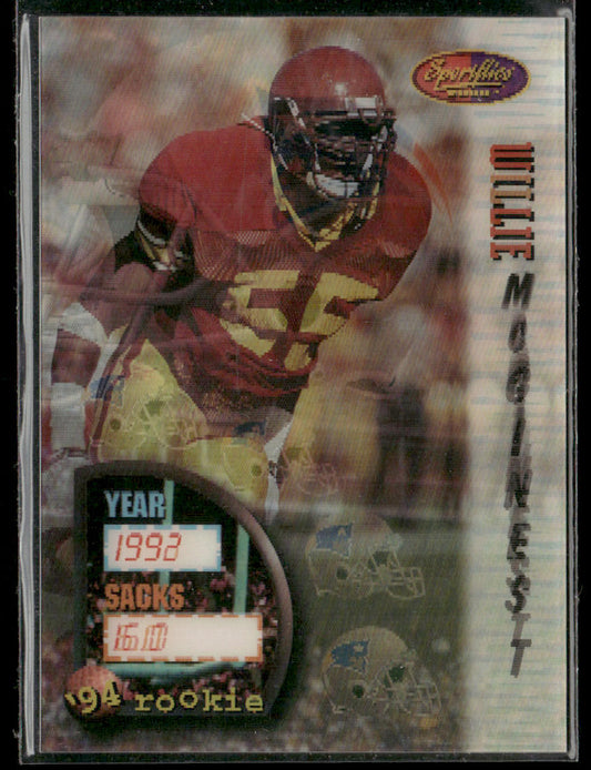 Willie McGinest 1994 Sportflics #160 RC New England Patriots