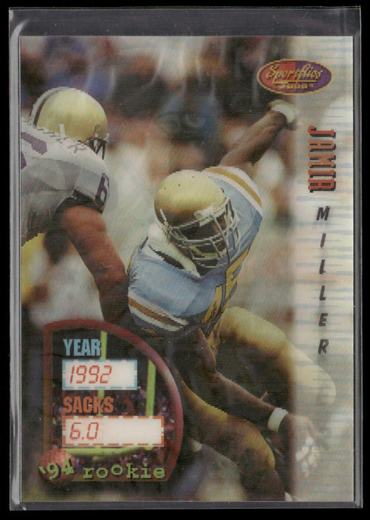 Jamir Miller 1994 Sportflics #161 RC Arizona Cardinals