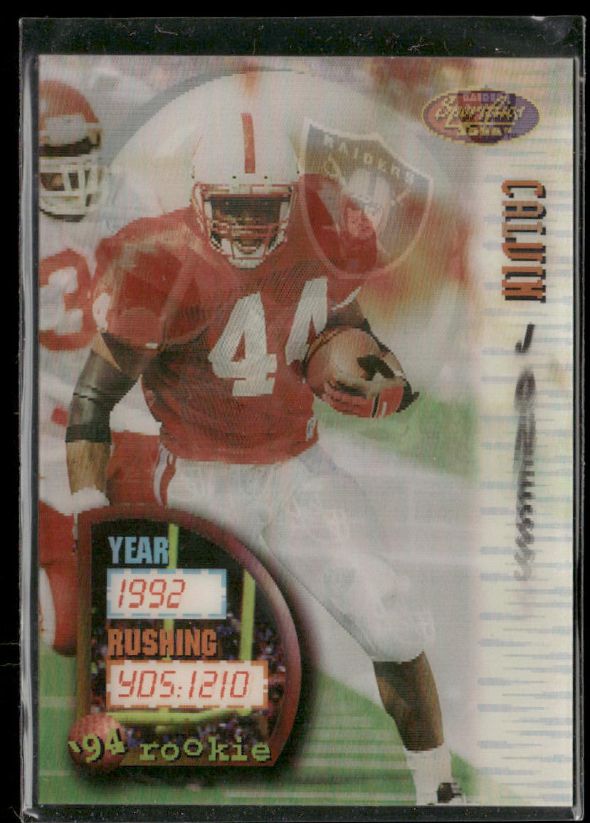 Calvin Jones 1994 Sportflics #162 RC Los Angeles Raiders