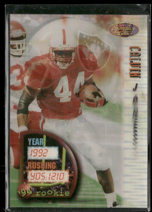 Calvin Jones 1994 Sportflics #162 RC Los Angeles Raiders