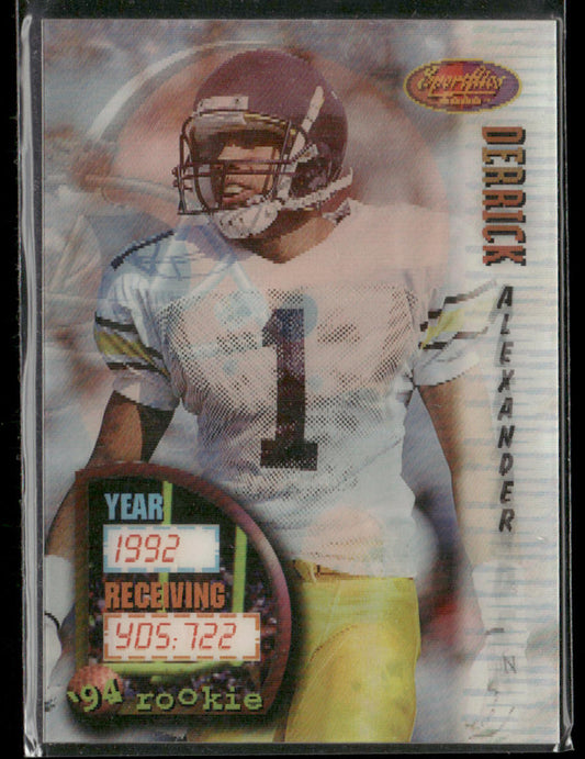 Derrick Alexander 1994 Sportflics #167 RC Cleveland Browns
