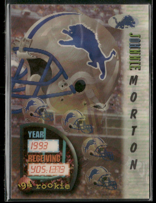 Johnnie Morton 1994 Sportflics #166 RC Detroit Lions