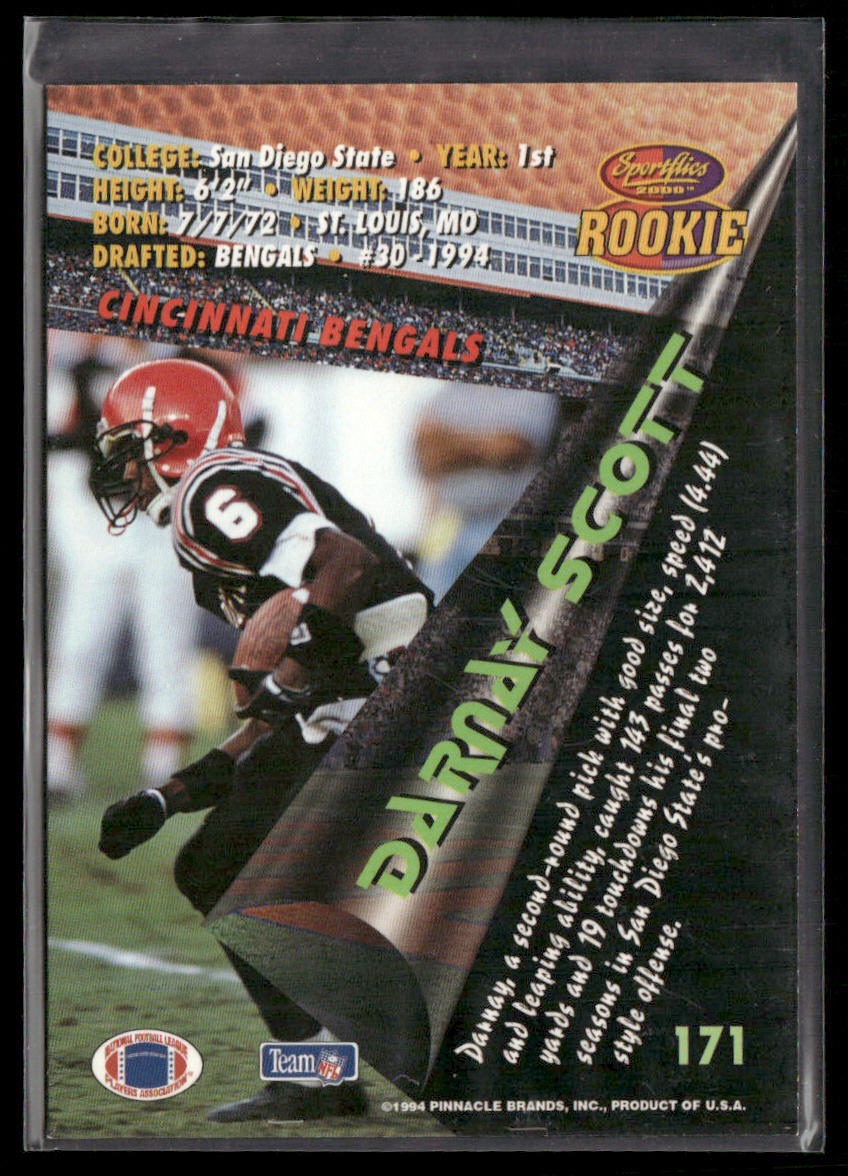 Darnay Scott 1994 Sportflics #171 RC Cincinnati Bengals