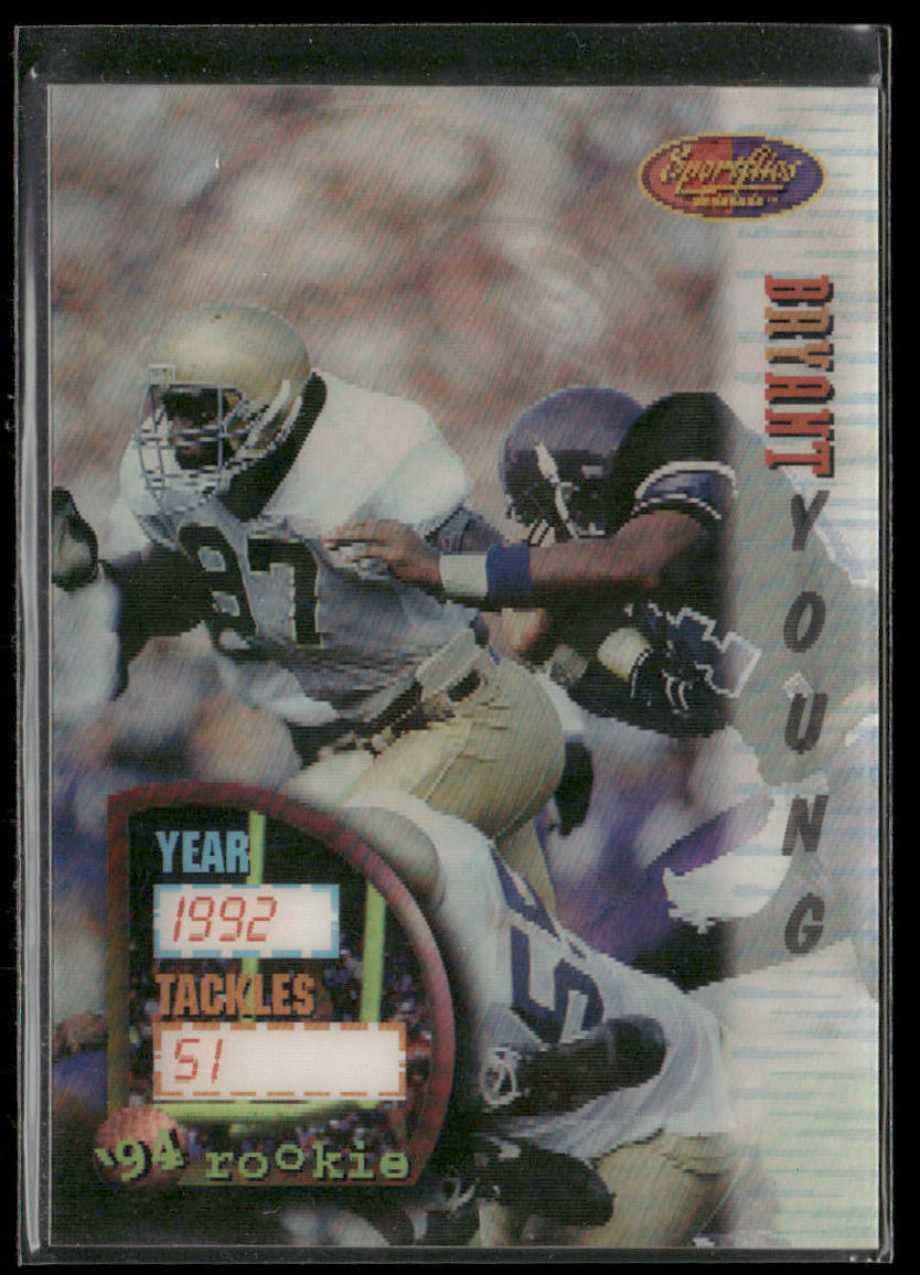 Bryant Young 1994 Sportflics #174 RC San Francisco 49ers