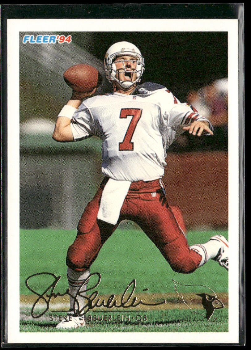 Steve Beuerlein 1994 Fleer #2 Arizona Cardinals