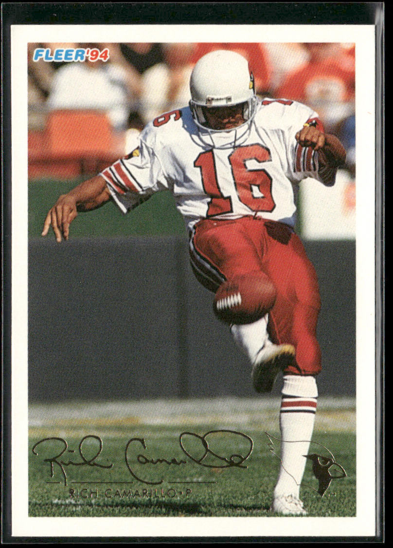Rich Camarillo 1994 Fleer #4 Arizona Cardinals
