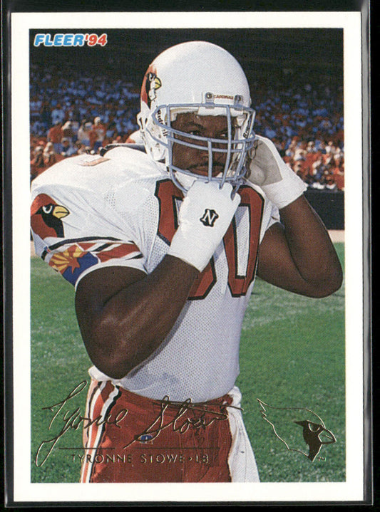 Tyronne Stowe 1994 Fleer #15 Arizona Cardinals